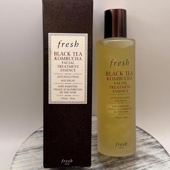 Fresh Black Tea Kombucha Facial Treatment Essence 5oz/150ml Brand New in Box